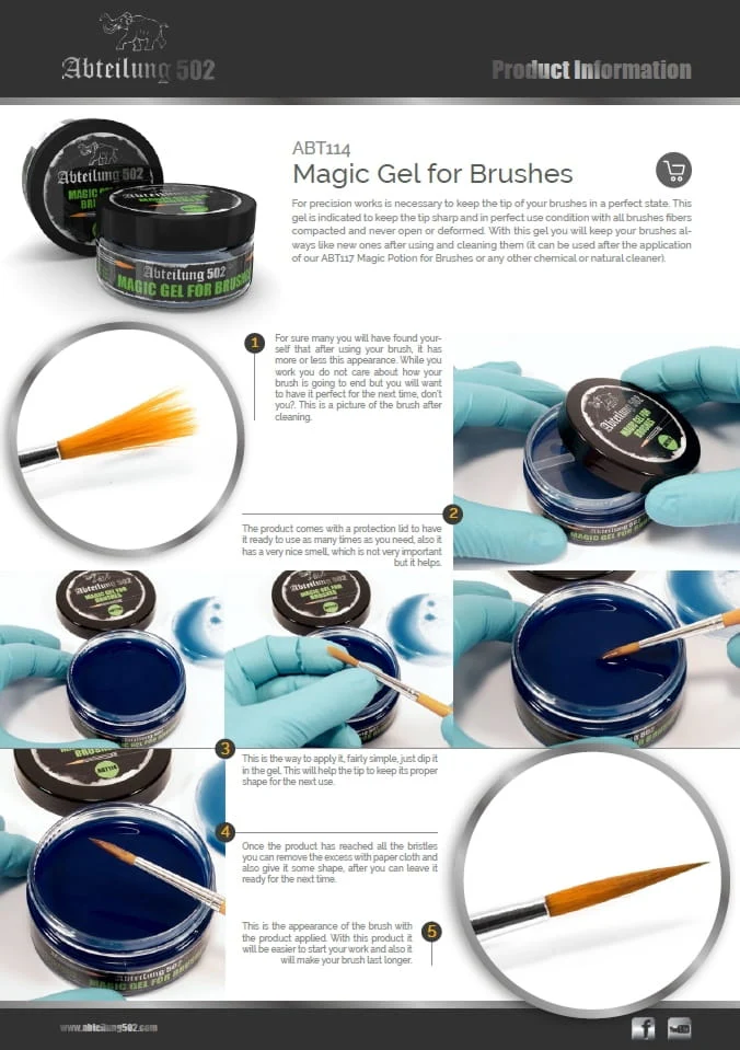 Abteilung 502 - Magic Gel for Brushes ABT114 (AKABT114) - Image 2