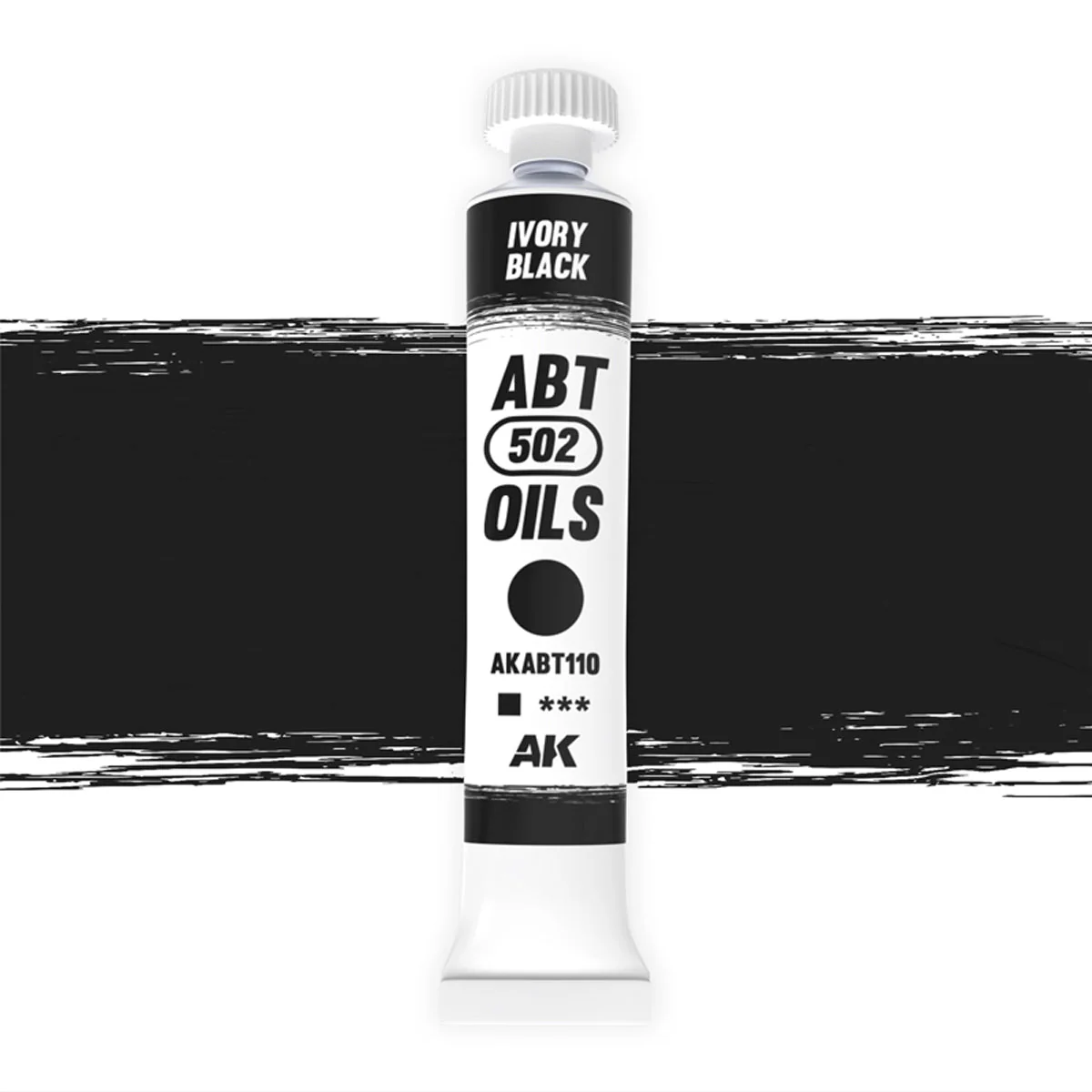 Abteilung 502 Oil Paint - Ivory Black (AKABT110)