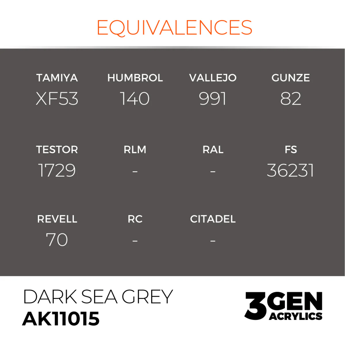 AK Interactive 3G - Dark Sea Grey 17ml (AK11015) - Image 3