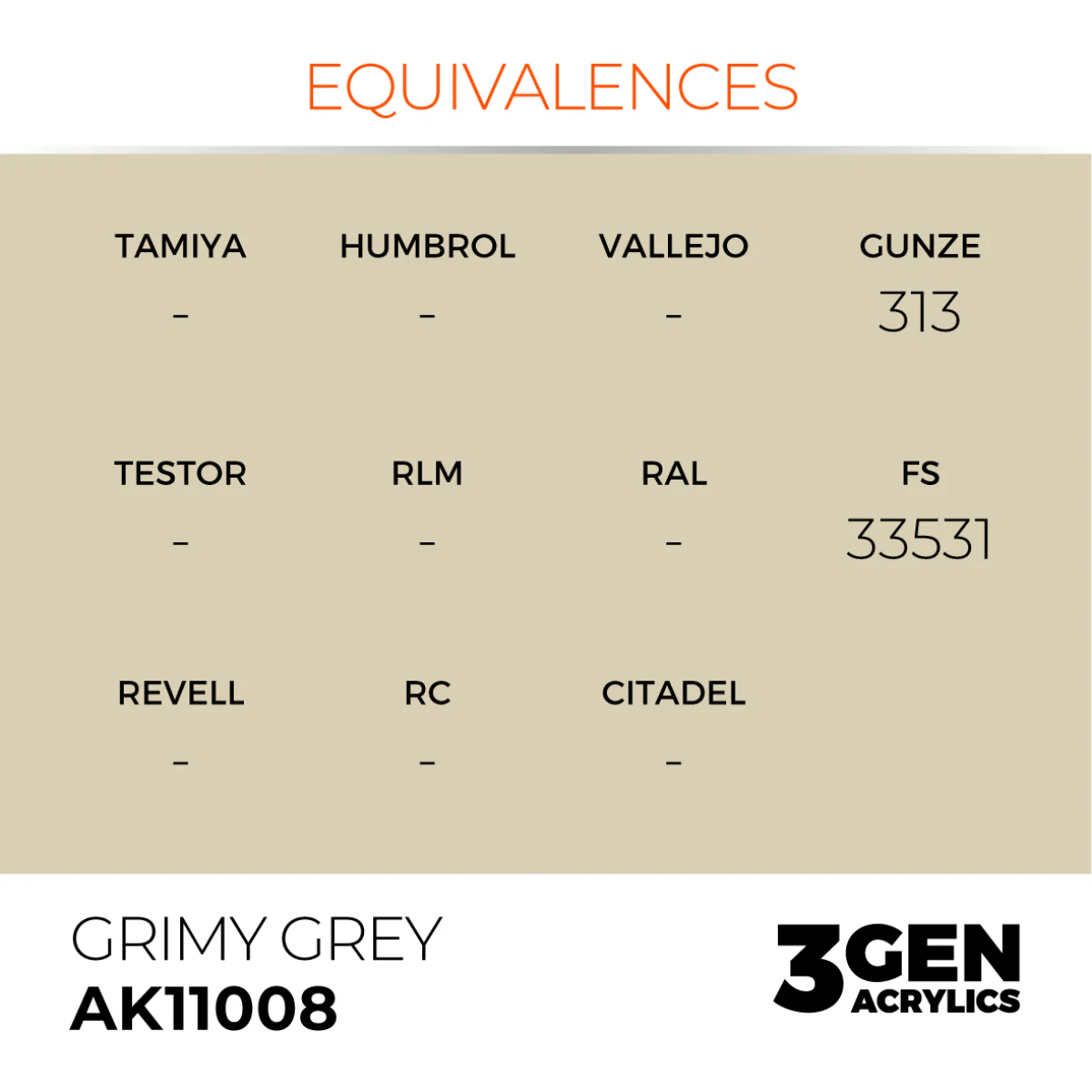 AK Interactive 3G - Grimy Grey 17ml (AK11008) - Image 3