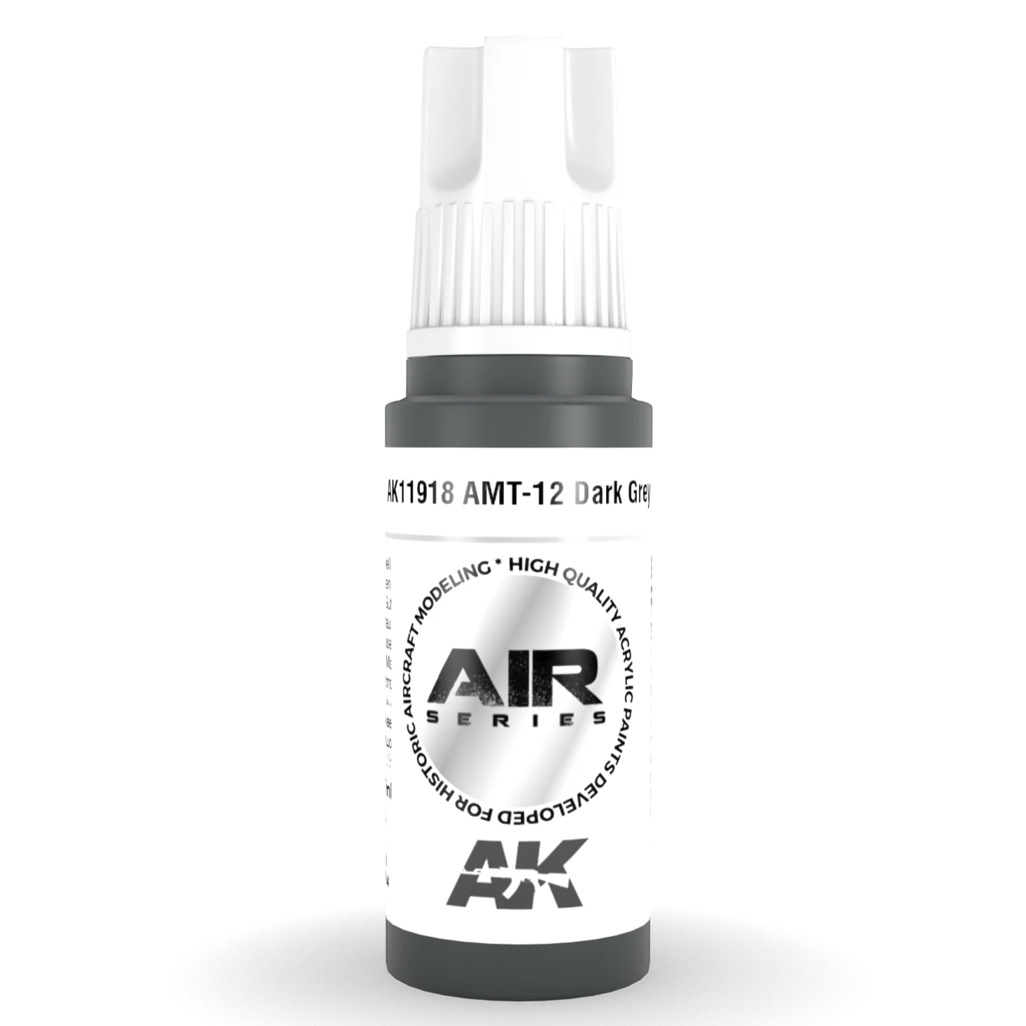 AK Interactive 3rd Gen Acrylic AMT-12 Dark Grey (AK11918)