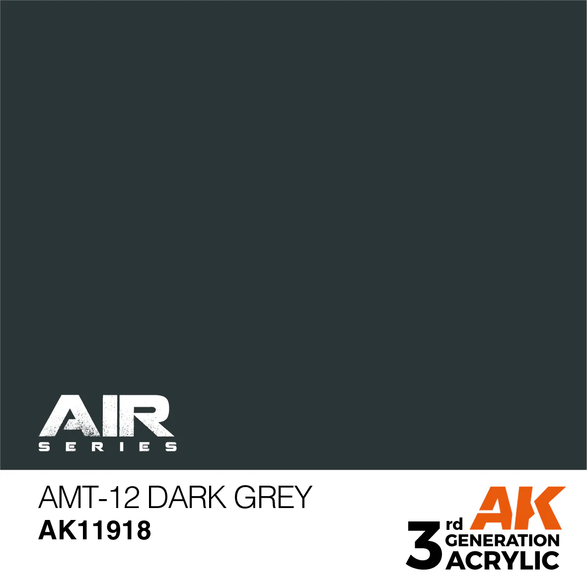 AK Interactive 3rd Gen Acrylic AMT-12 Dark Grey (AK11918) - Image 2
