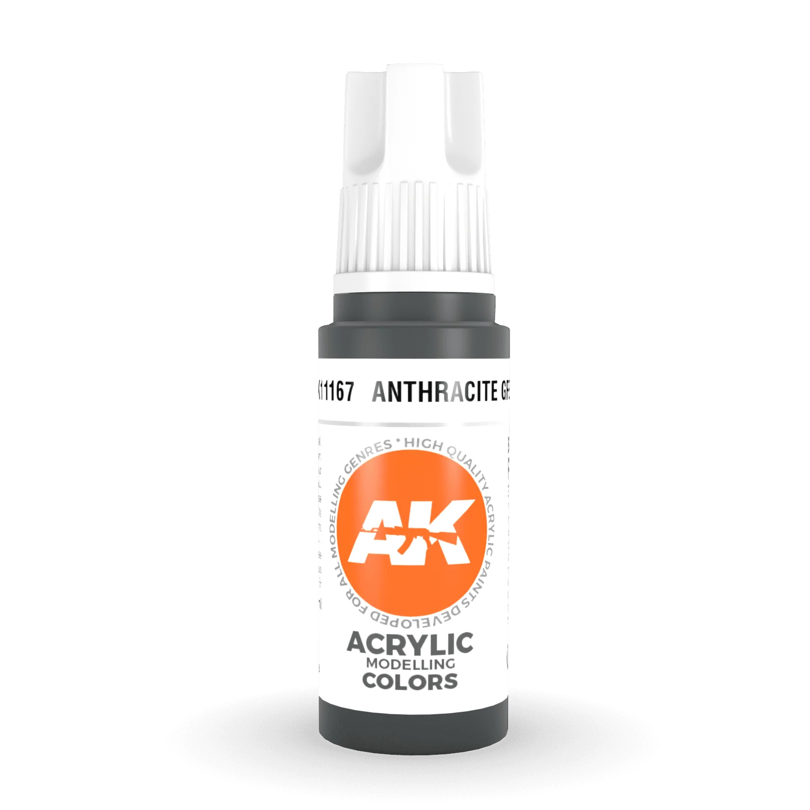 AK Interactive 3rd Gen Acrylic - Anthracite Grey 17ml (AK11167)