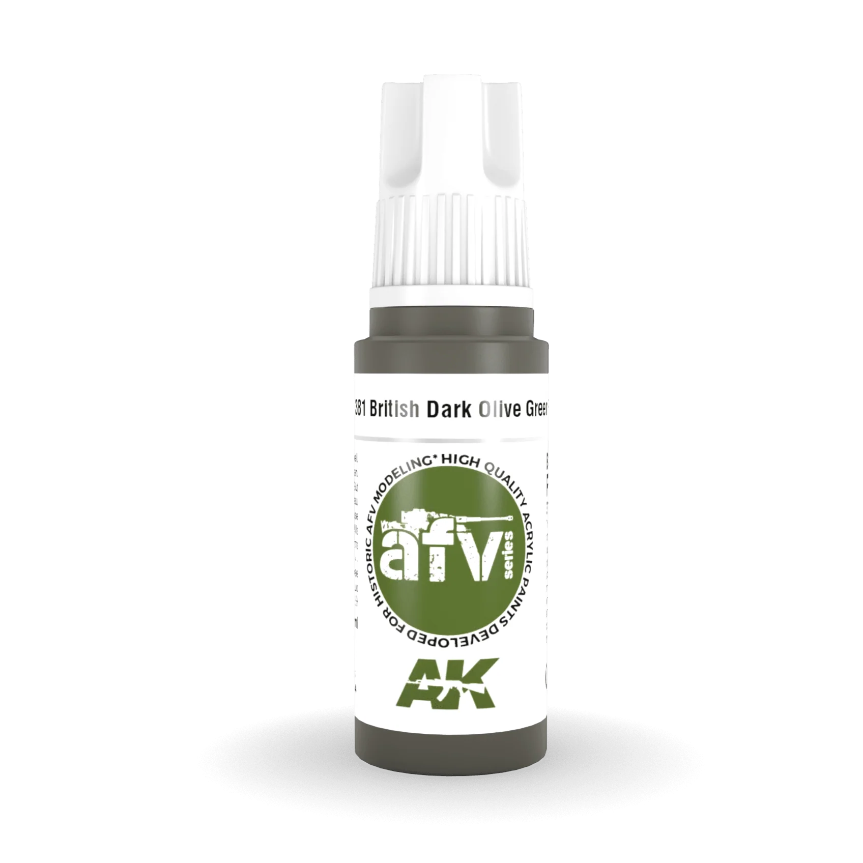 AK Interactive 3rd Gen Acrylic - British Dark Olive Green PFI 17ml (AK11381)