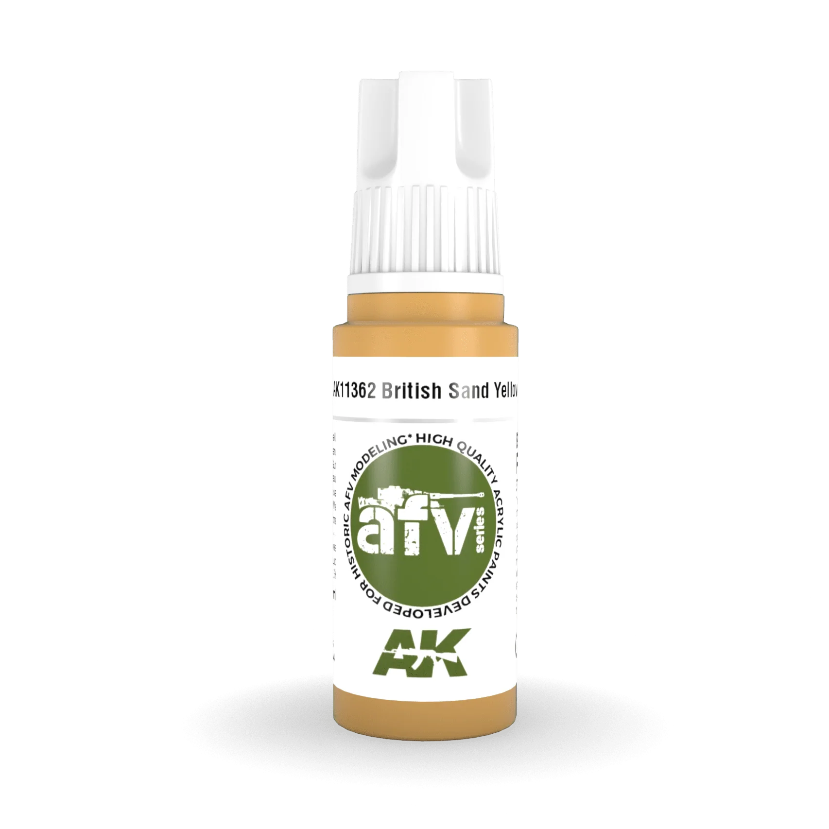 AK Interactive 3rd Gen Acrylic - British Sand Yellow 17ml (AK11362)