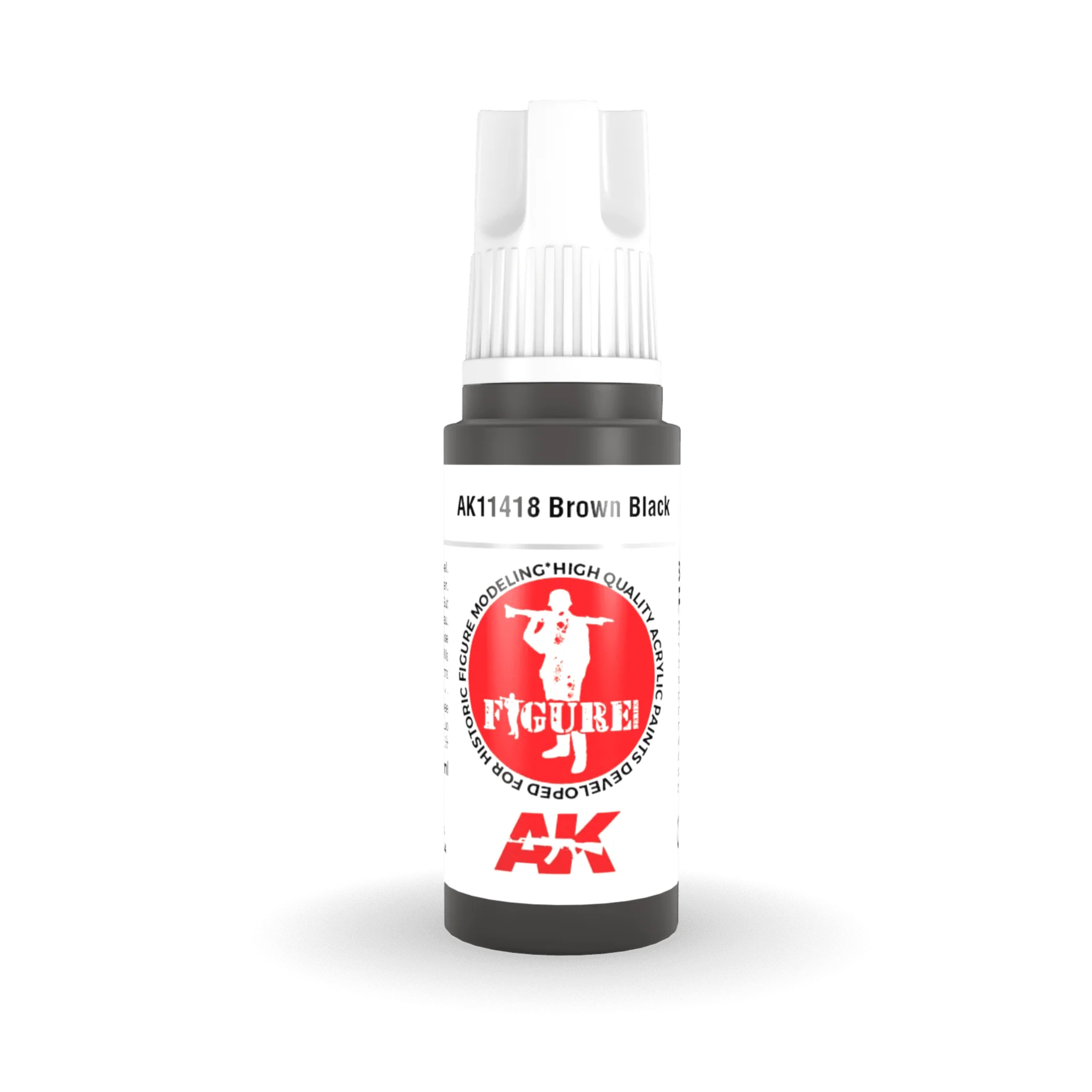 AK Interactive 3rd Gen Acrylic - Brown Black 17ml (AK11418)