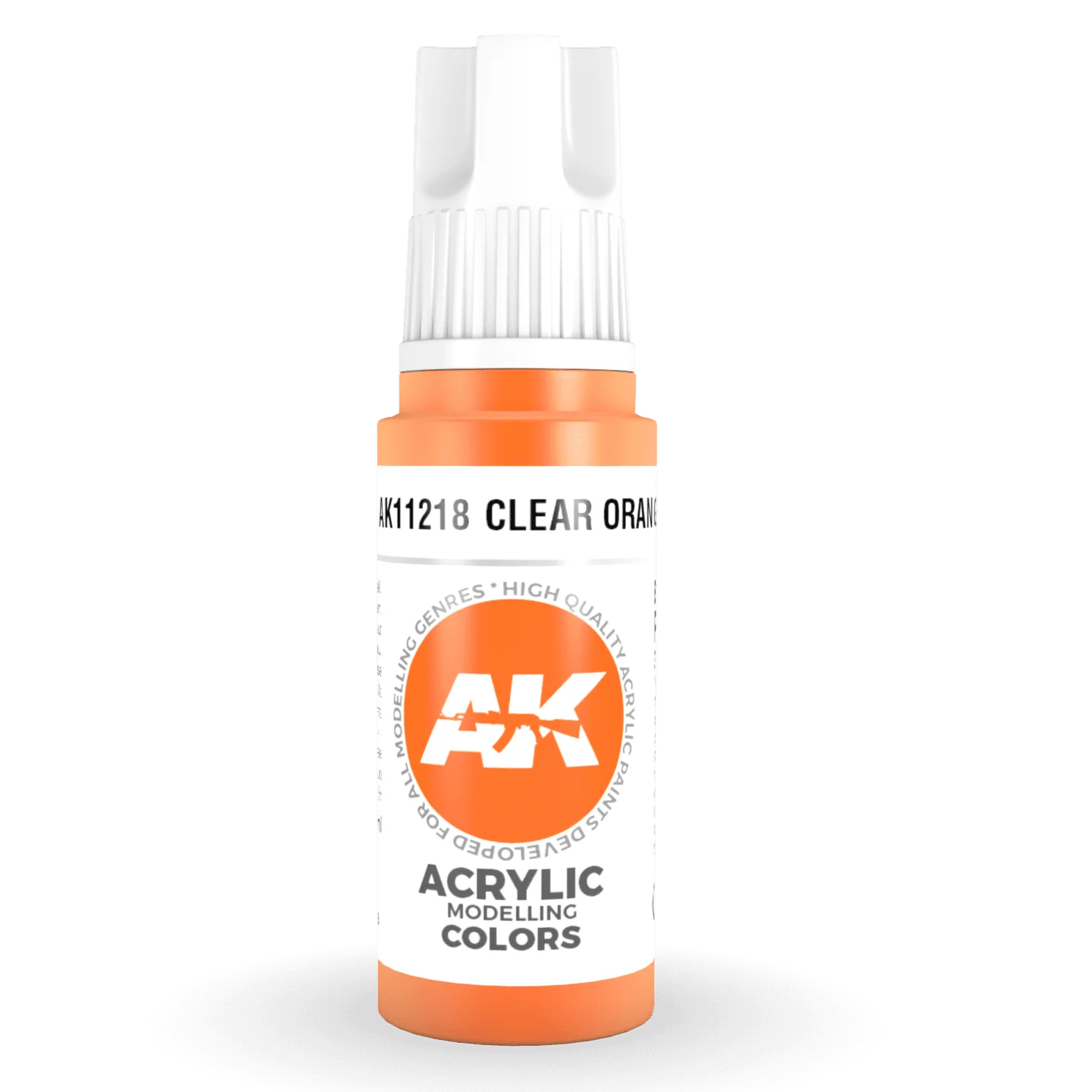 AK Interactive 3rd Gen Acrylic - Clear Orange 17ml (AK11218)