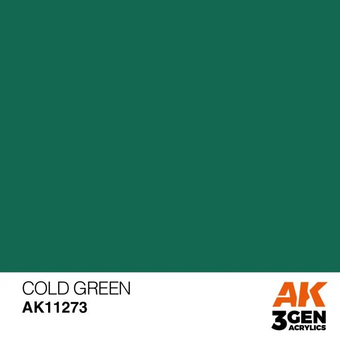 AK Interactive 3rd Gen Acrylic - Cold Green Color Punch (AK11273) - Image 2