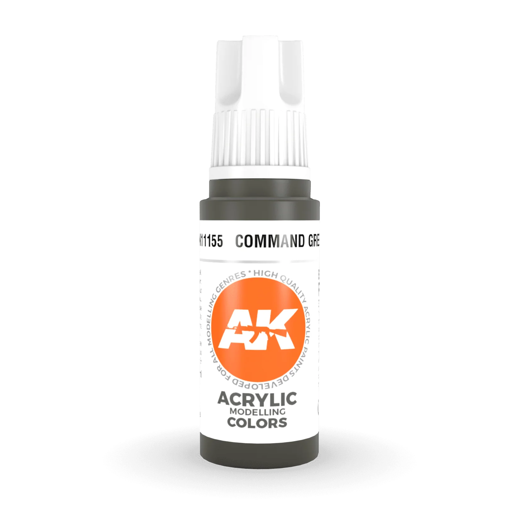 AK Interactive 3rd Gen Acrylic - Command Green 17ml (AK11155)