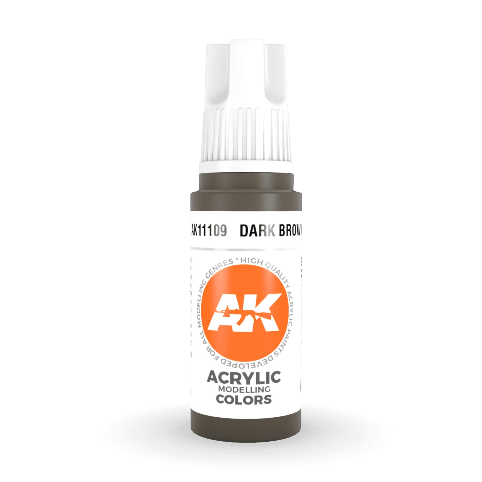 AK Interactive 3rd Gen Acrylic - Dark Brown 17ml (AK11109)