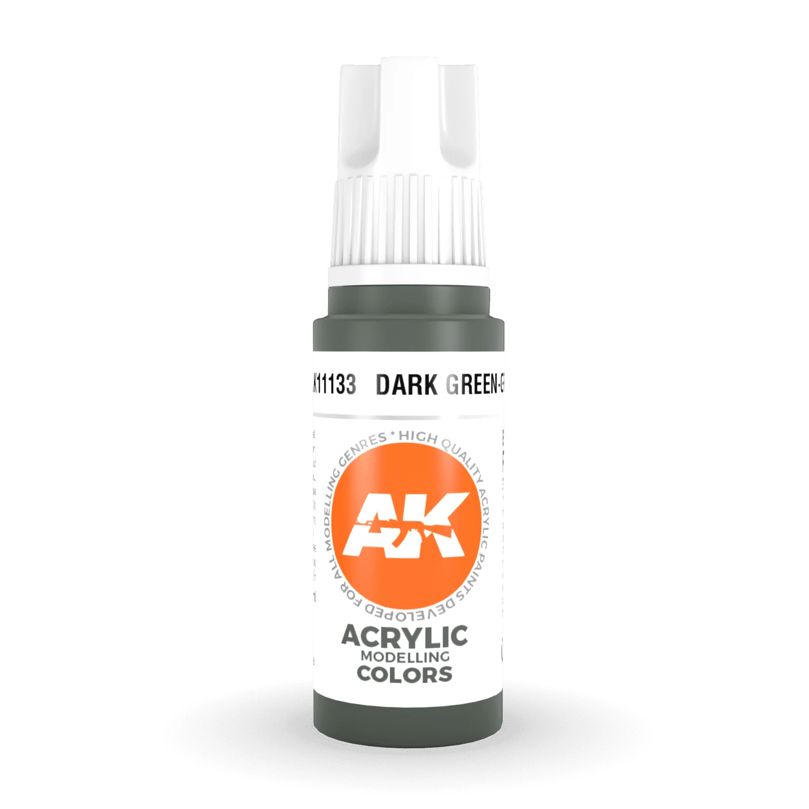 AK Interactive 3rd Gen Acrylic - Dark Green-Grey 17ml (AK11133)