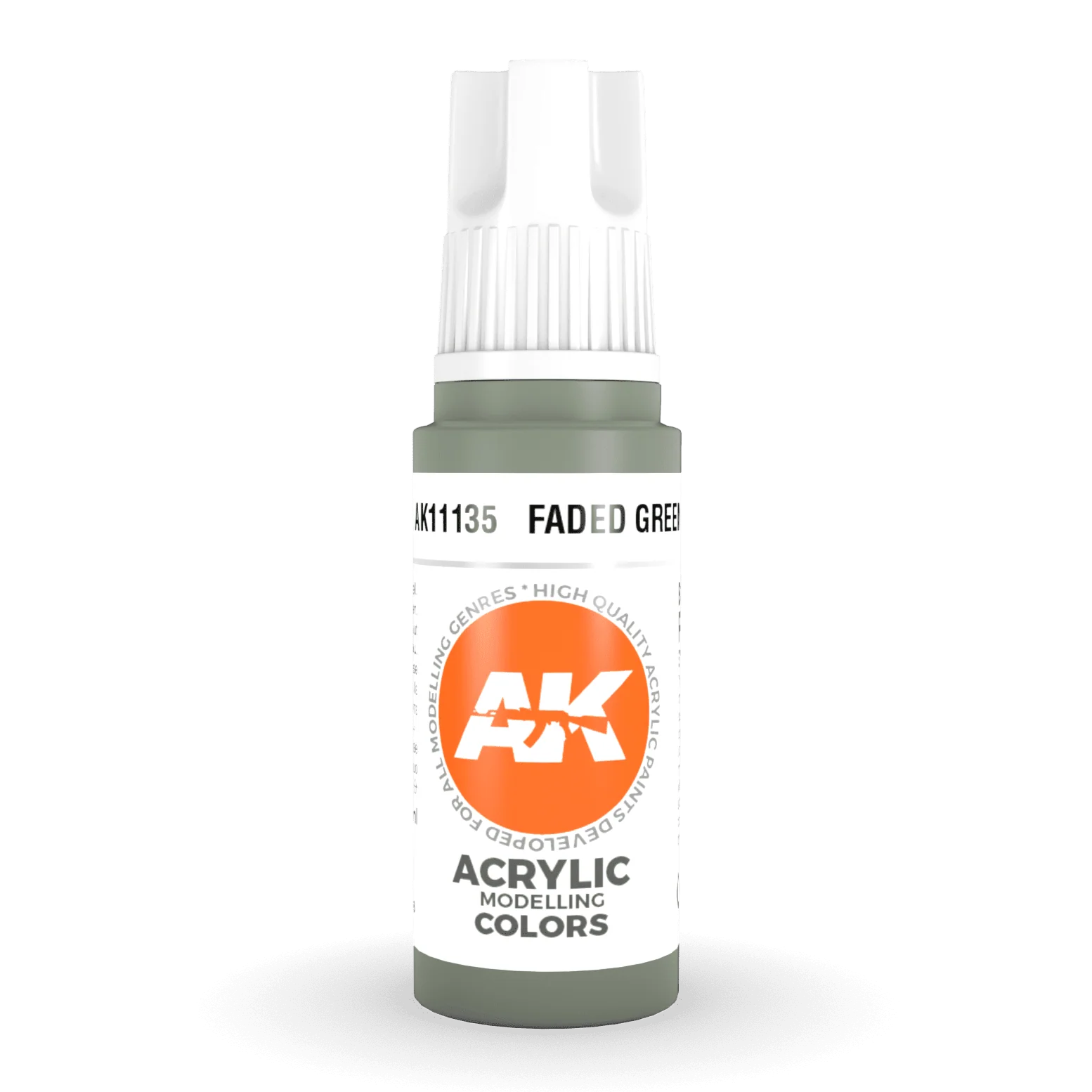 AK Interactive 3rd Gen Acrylic - Faded Green 17ml (AK11135)