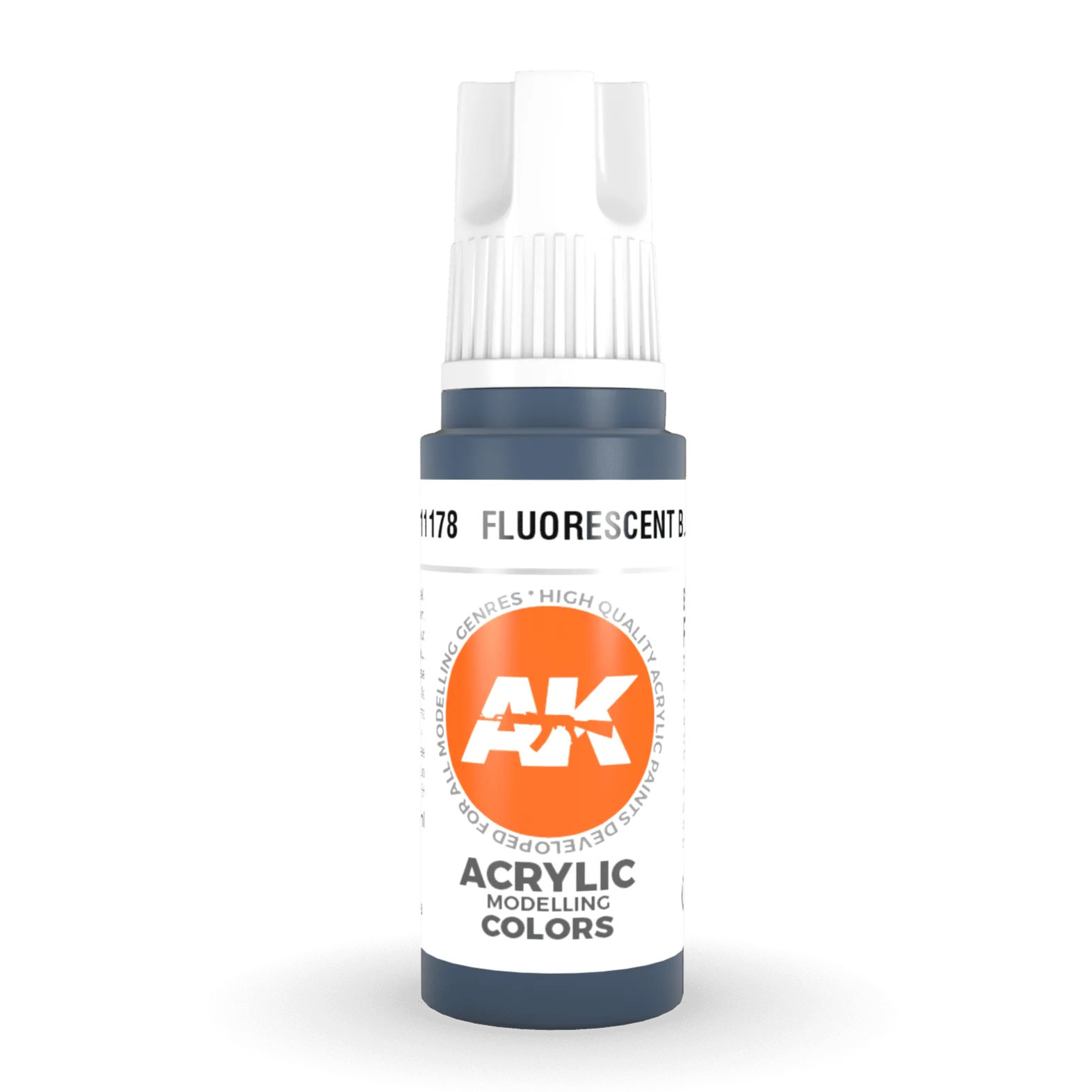 AK Interactive 3rd Gen Acrylic - Fluorescent Blue 17ml (AK11178)