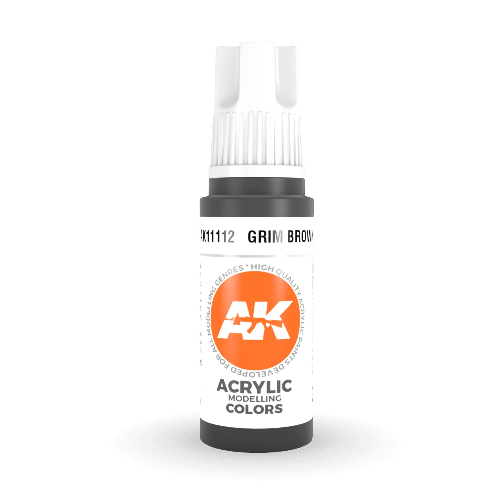 AK Interactive 3rd Gen Acrylic - Grim Brown 17ml (AK11112)