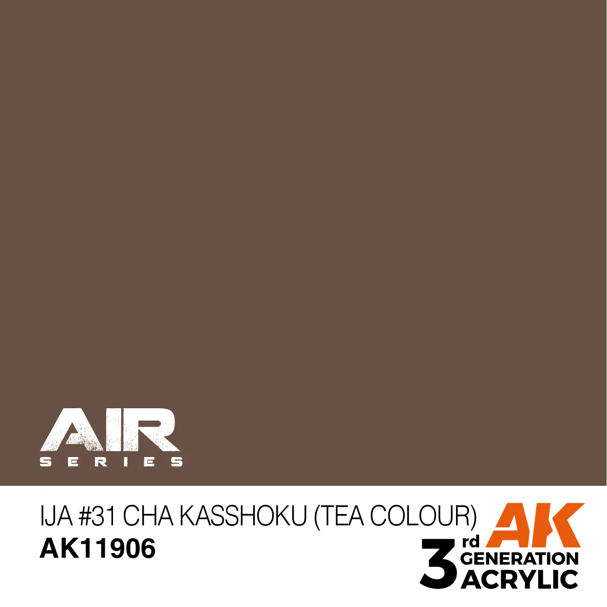 AK Interactive 3rd Gen Acrylic IJA #31 Cha Kasshoku (Tea Colour) (AK11906) - Image 2