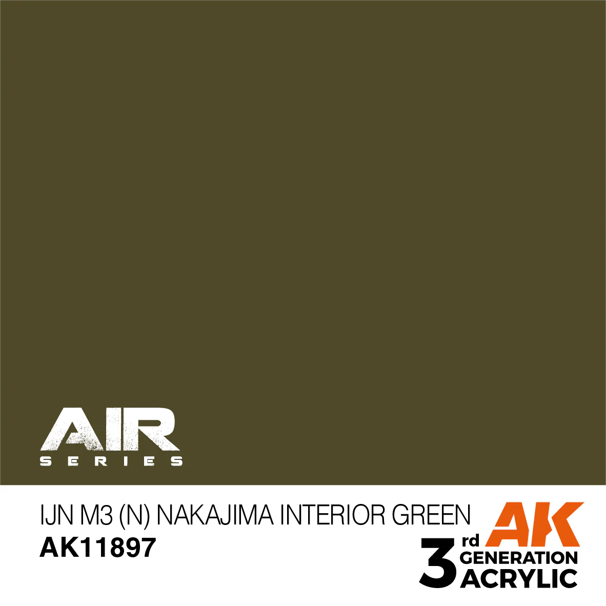 AK Interactive 3rd Gen Acrylic IJN M3 (N) Nakajima Interior Green (AK11897) - Image 2