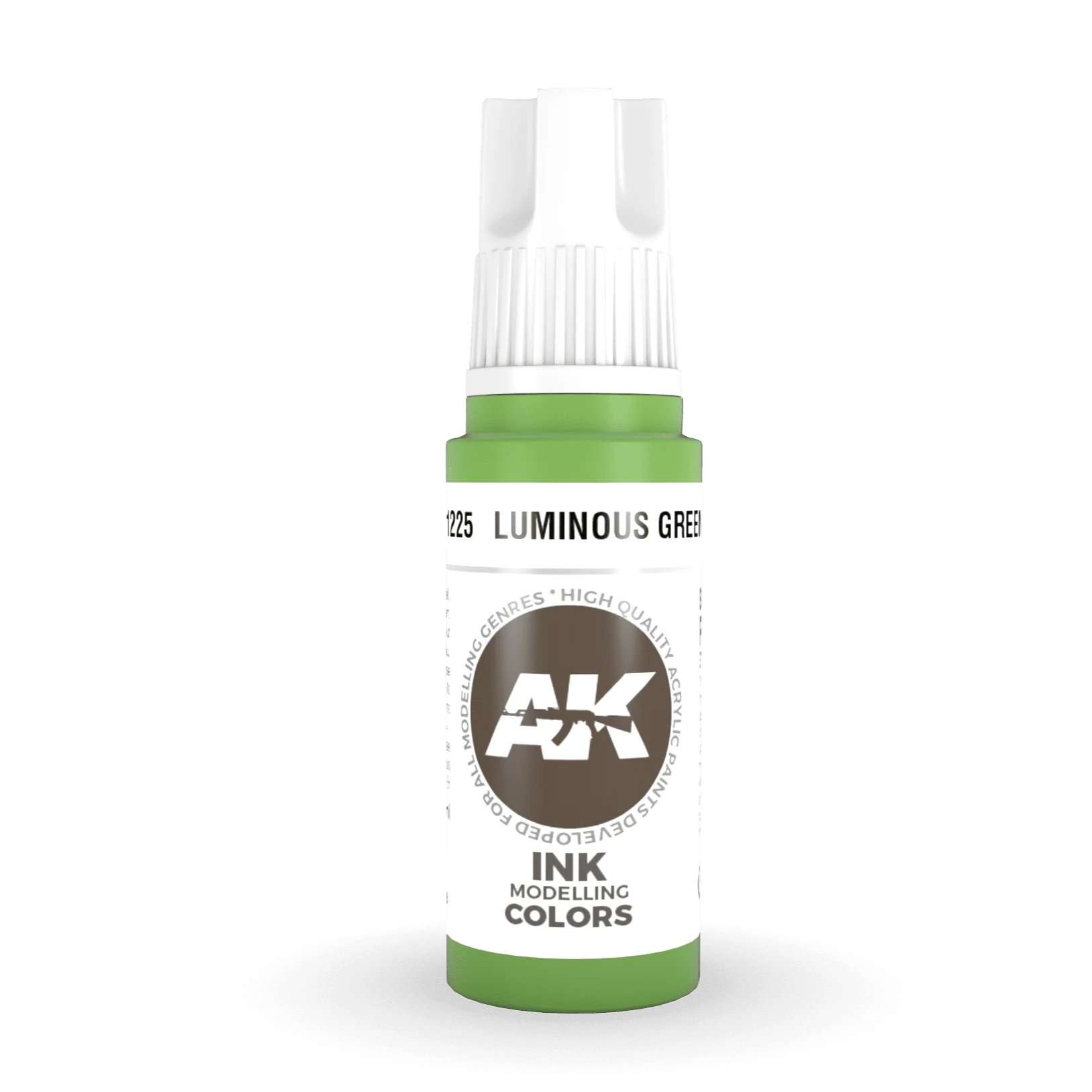 AK Interactive 3rd Gen Acrylic - Luminous Green INK 17ml (AK11225)