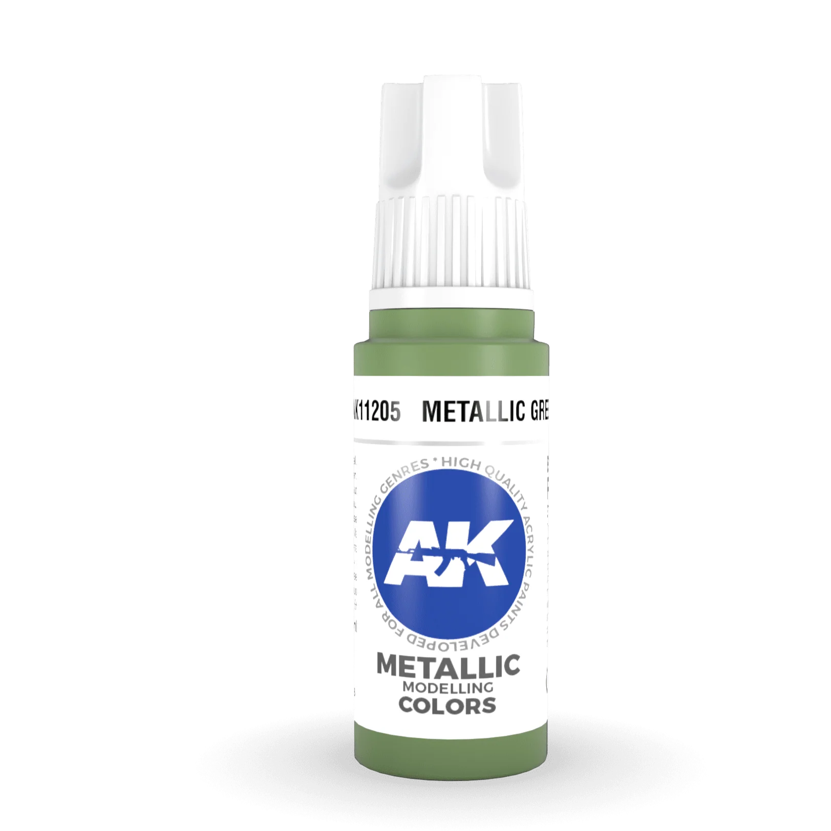 AK Interactive 3rd Gen Acrylic - Metallic Green 17ml (AK11205)