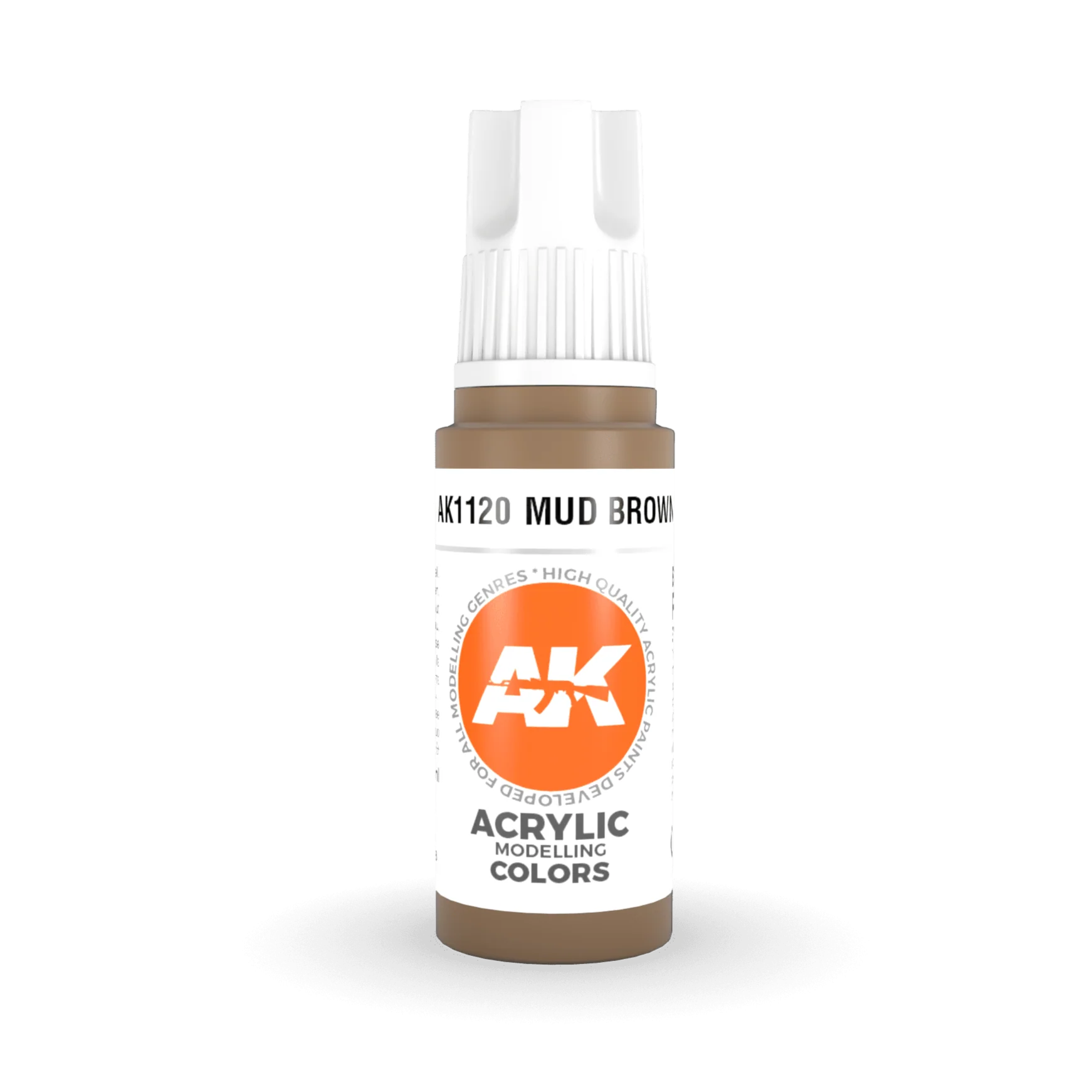 AK Interactive 3rd Gen Acrylic - Mud Brown 17ml (AK11120)