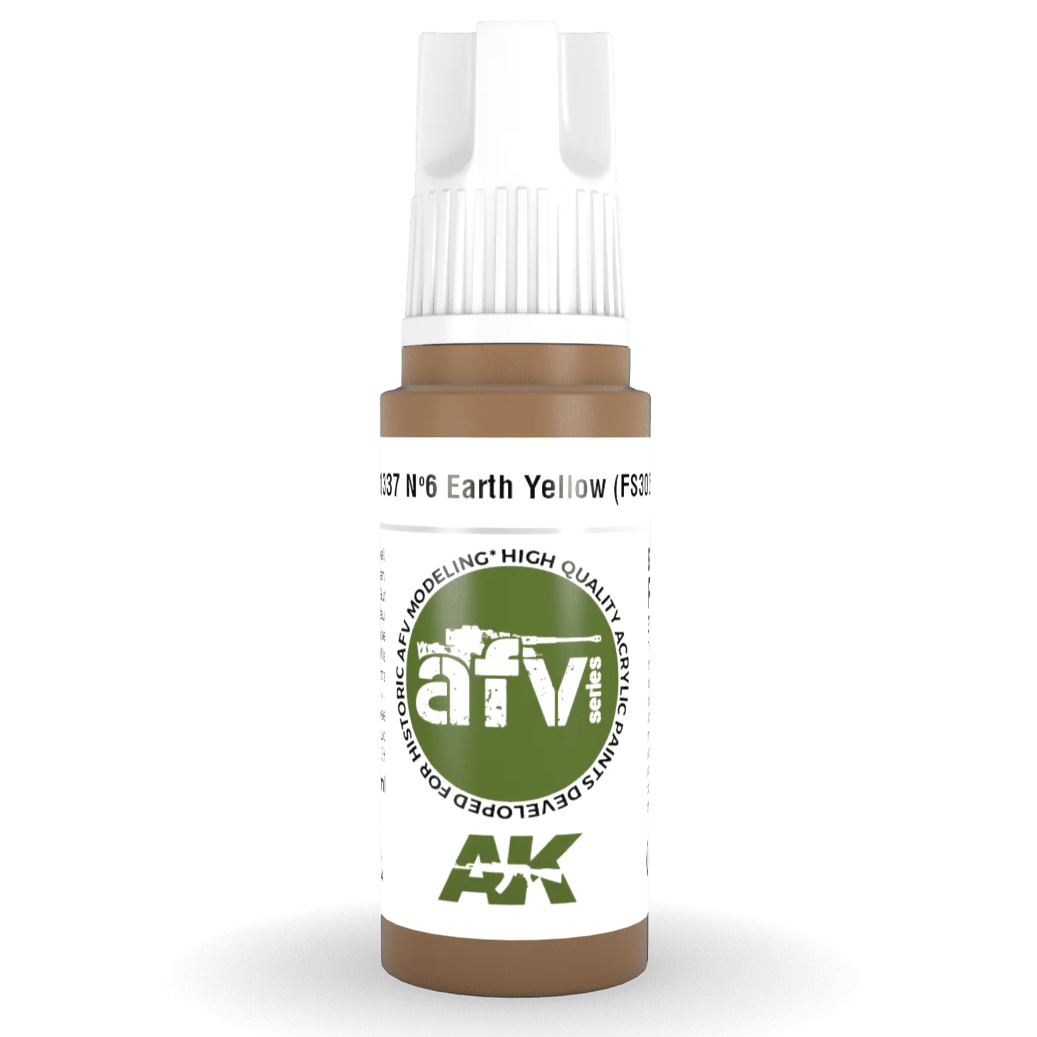 AK Interactive 3rd Gen Acrylic - Nº6 Earth Yellow (FS30257) 17ml (AK11337)