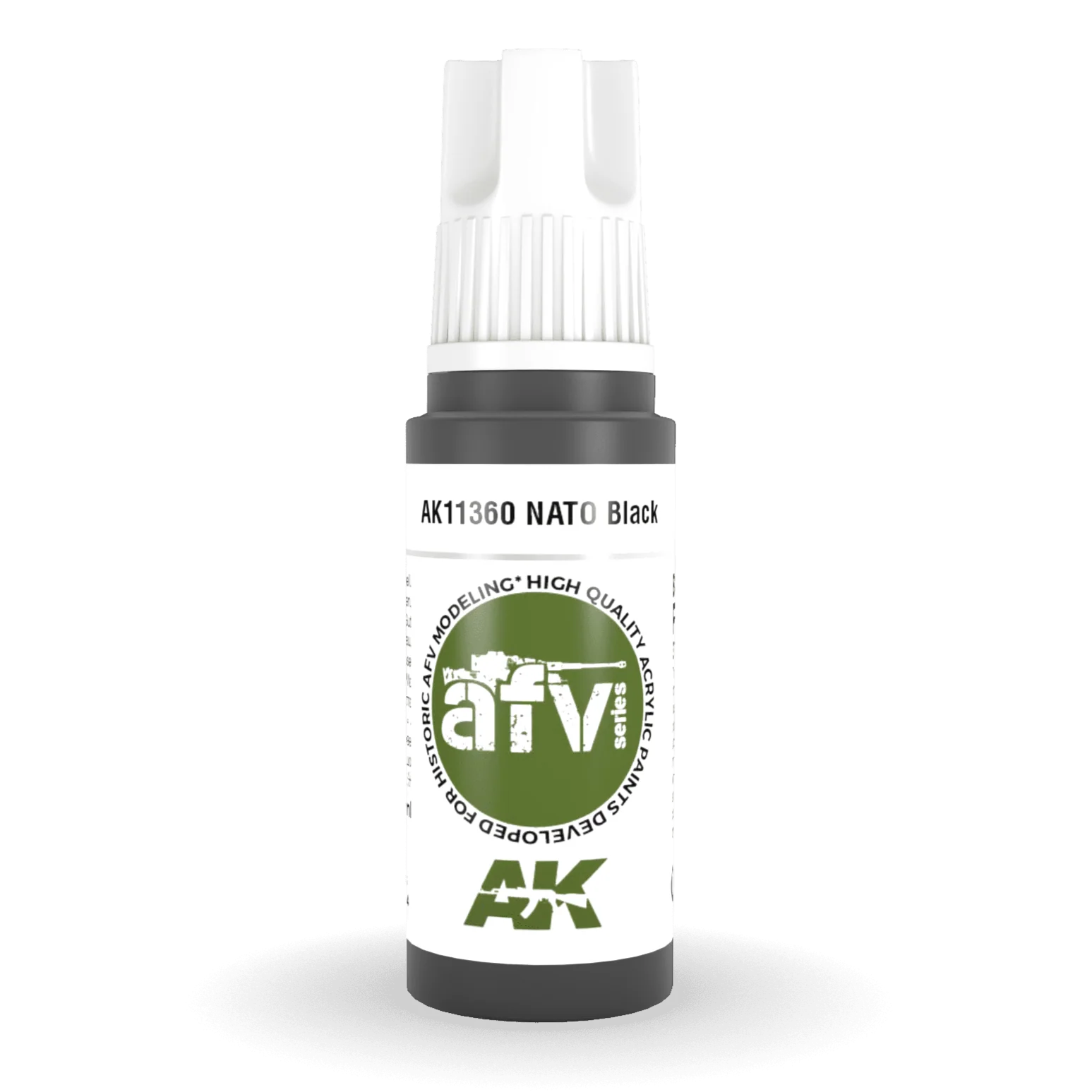 AK Interactive 3rd Gen Acrylic - NATO Black 17ml (AK11360)