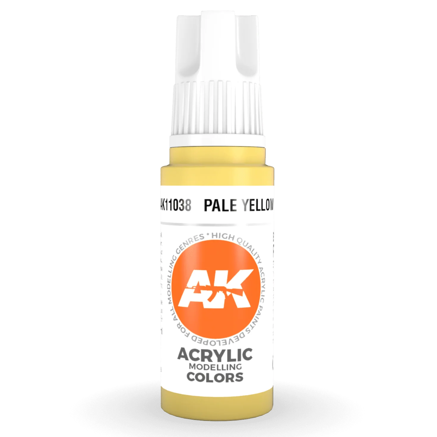 AK Interactive 3rd Gen Acrylic - Pale Yellow 17ml (AK11038)