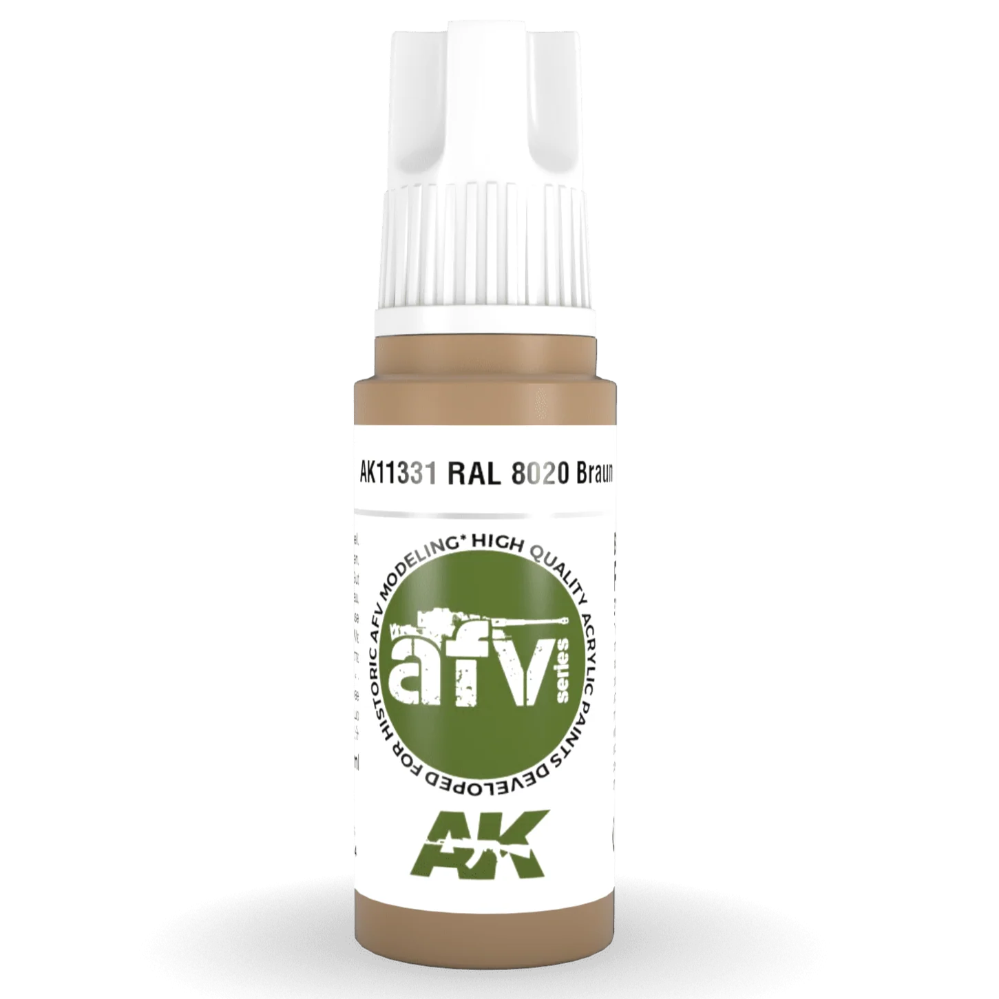 AK Interactive 3rd Gen Acrylic - RAL 8020 Braun 17ml (AK11331)