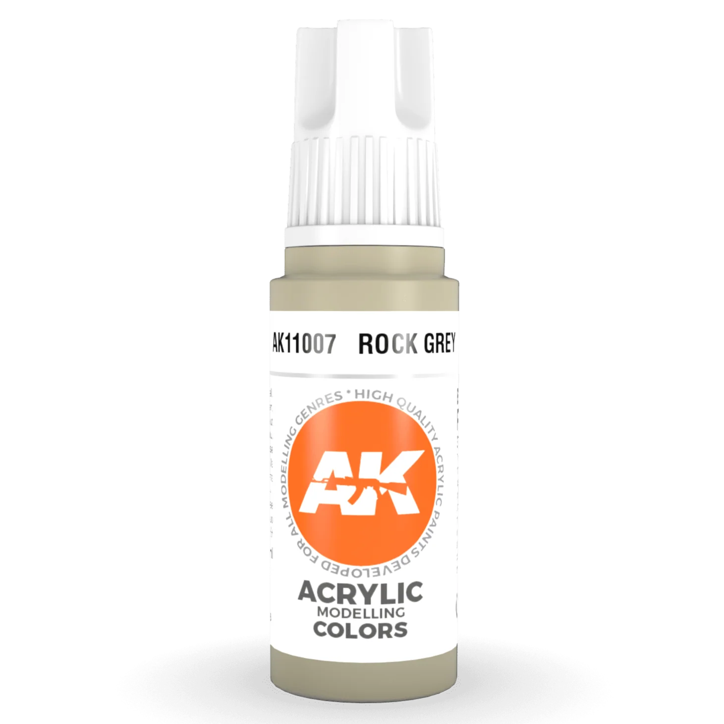 AK Interactive 3rd Gen Acrylic - Rock Grey 17ml (AK11007)