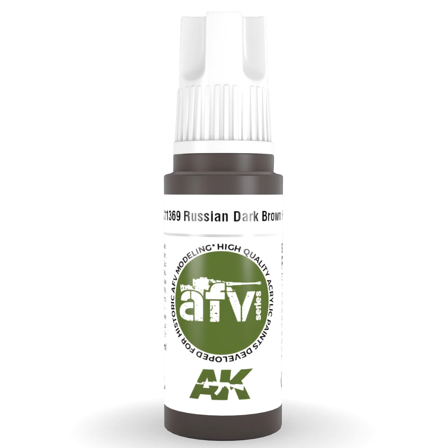 AK Interactive 3rd Gen Acrylic - Russian Dark Brown 6K 17ml (AK11369)