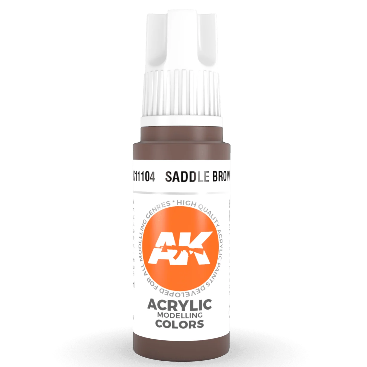 AK Interactive 3rd Gen Acrylic - Saddle Brown 17ml (AK11104)