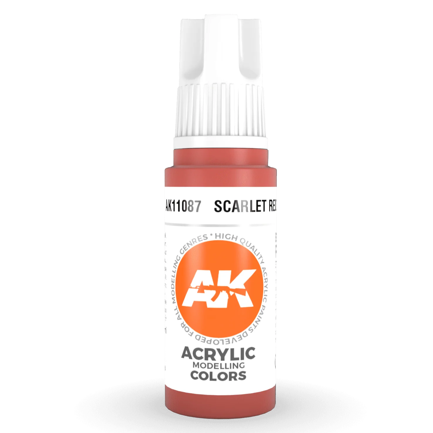 AK Interactive 3rd Gen Acrylic - Scarlet Red 17ml (AK11087)