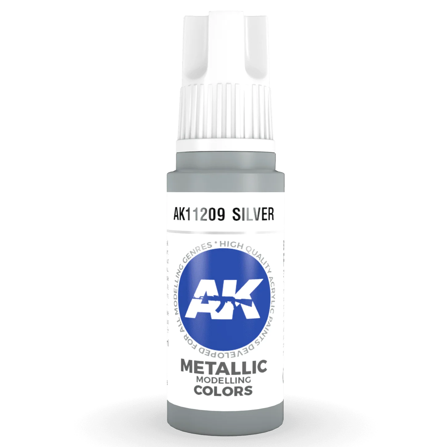 AK Interactive 3rd Gen Acrylic - Silver 17ml (AK11209)