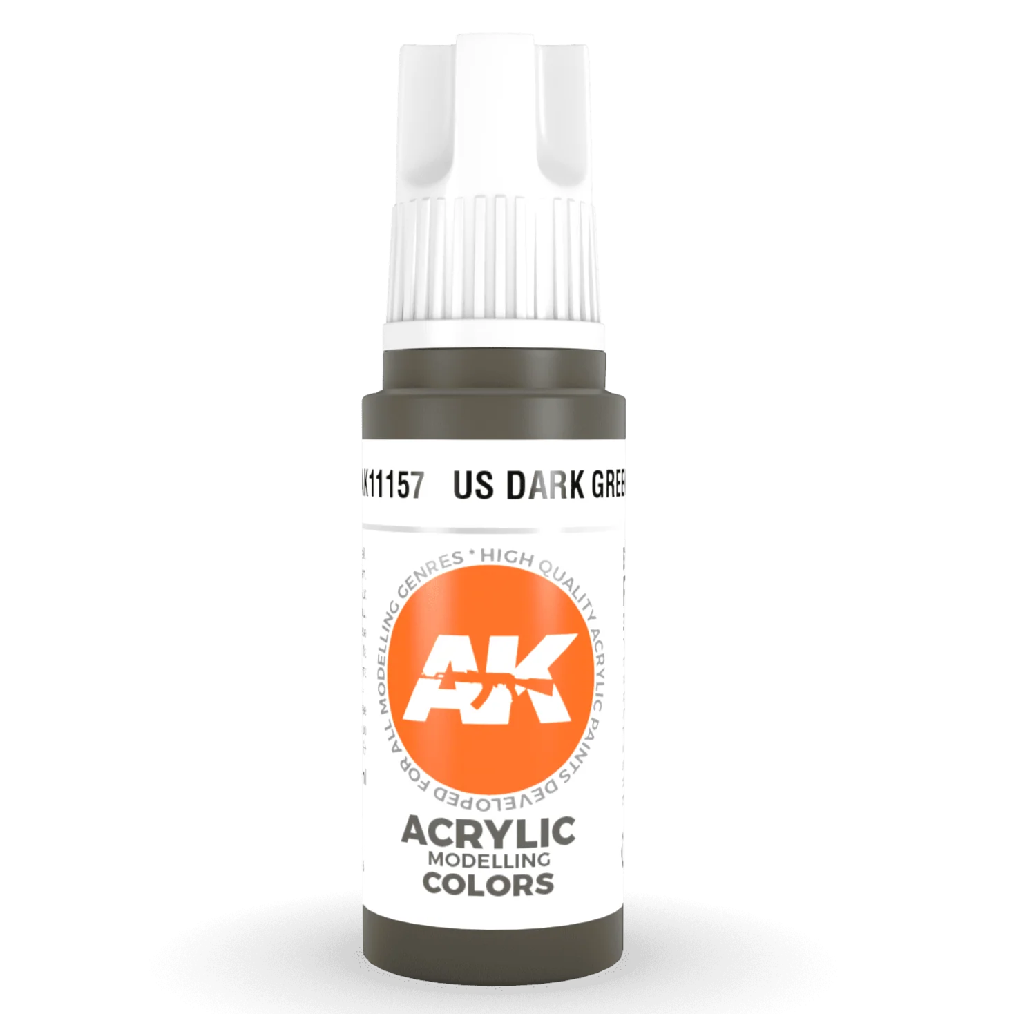 AK Interactive 3rd Gen Acrylic - US Dark Green 17ml (AK11157)