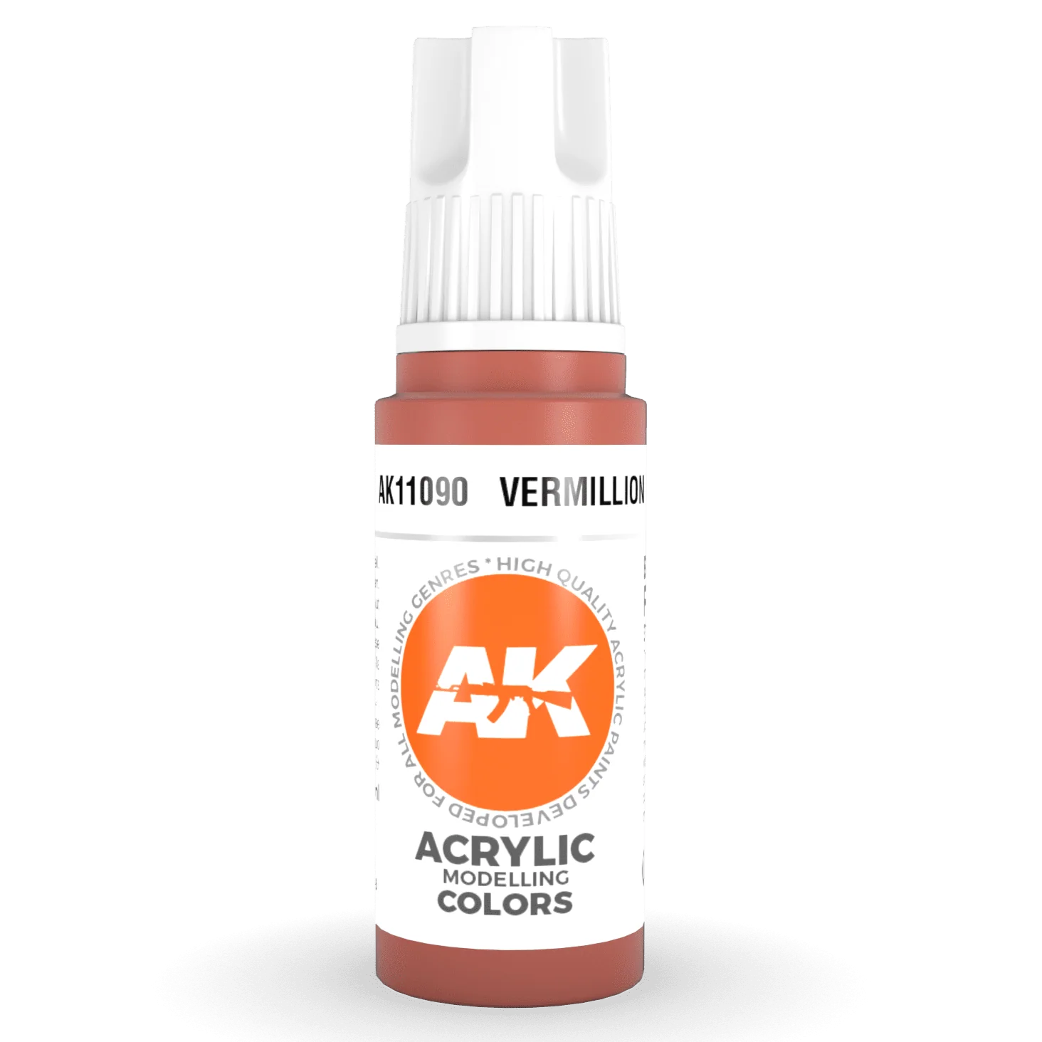 AK Interactive 3rd Gen Acrylic - Vermillion 17ml (AK11090)