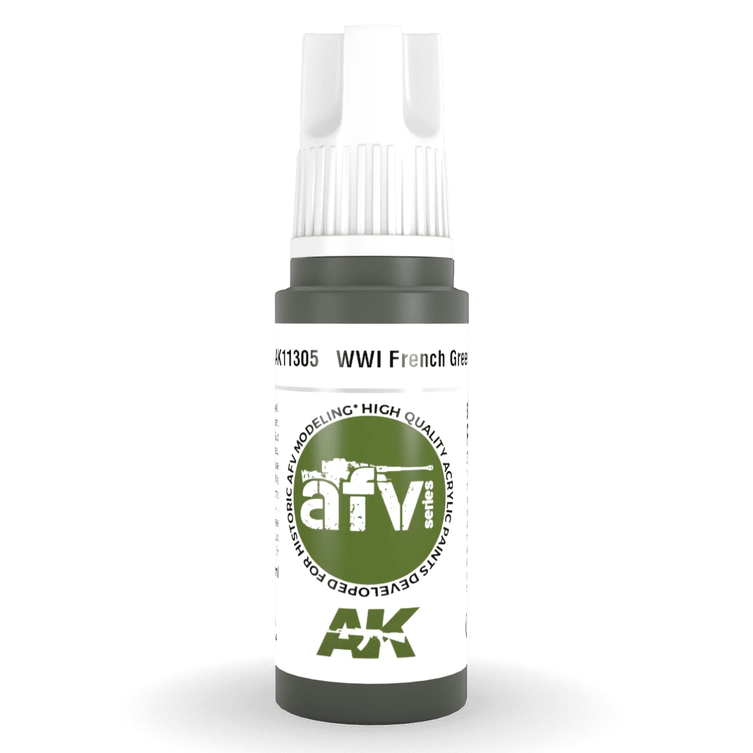 AK Interactive 3rd Gen Acrylic - WWI French Brown 17ml (AK11304)