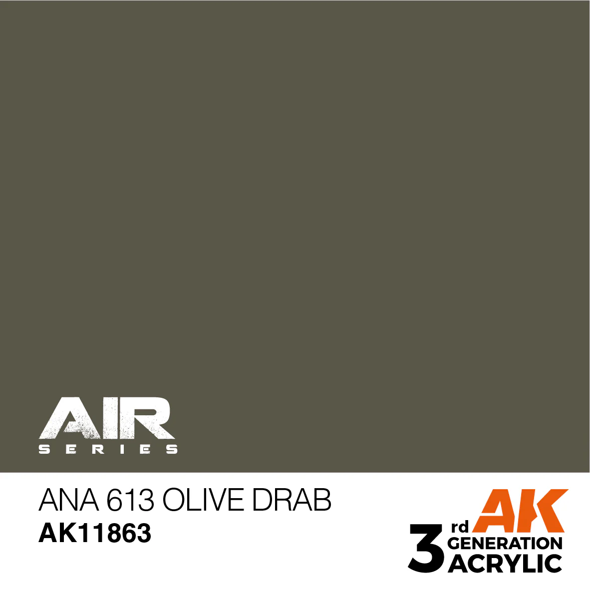 AK Interactive 3rd Gen ANA 613 Olive Drab (AK11863) - Image 2