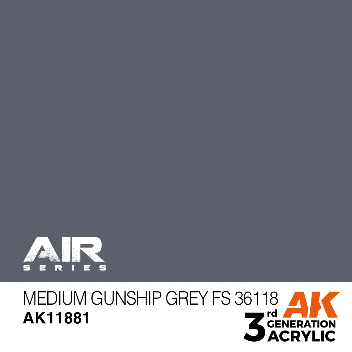 AK Interactive 3rd Gen Medium Gunship Grey FS 36118 (AK11881) - Image 2