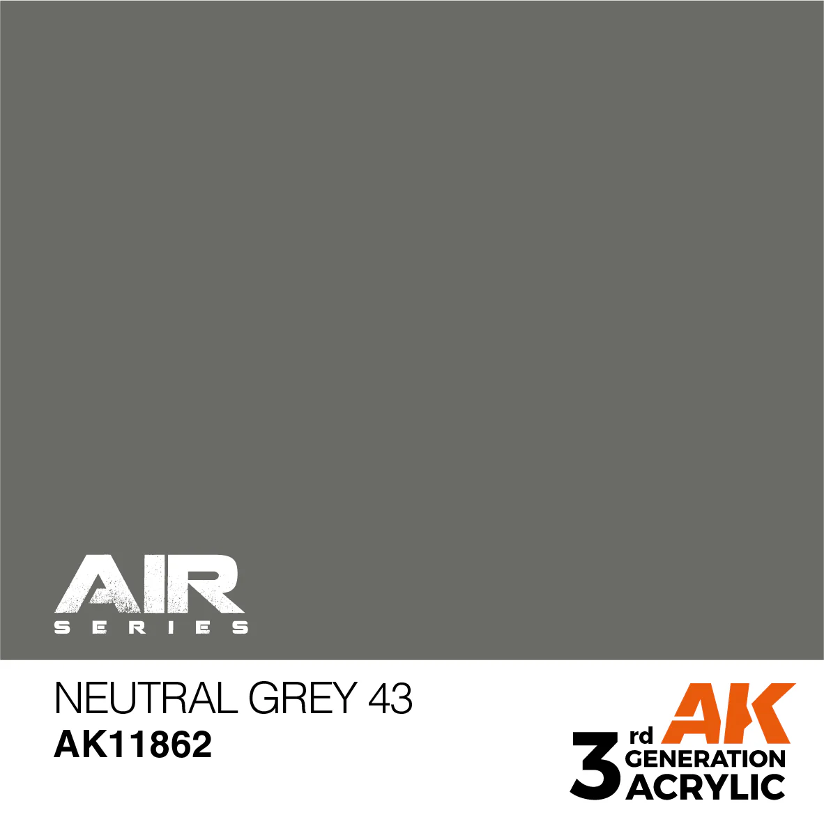 AK Interactive 3rd Gen Neutral Grey 43 (AK11862) - Image 2