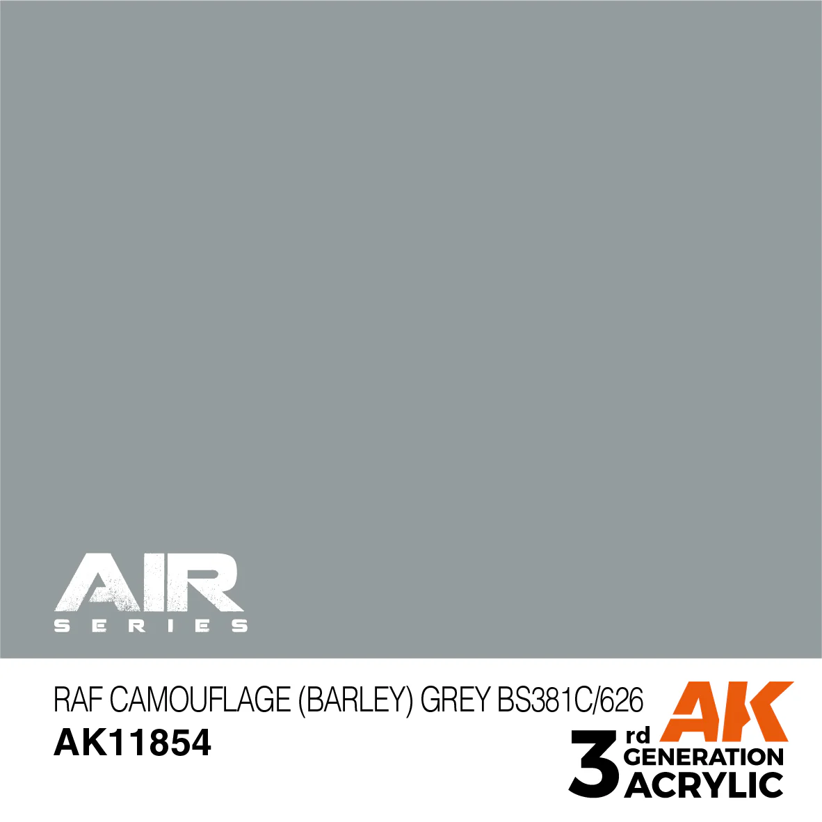 AK Interactive 3rd Gen RAF Camouflage (Barley) Grey BS381C/626 (AK11854) - Image 2
