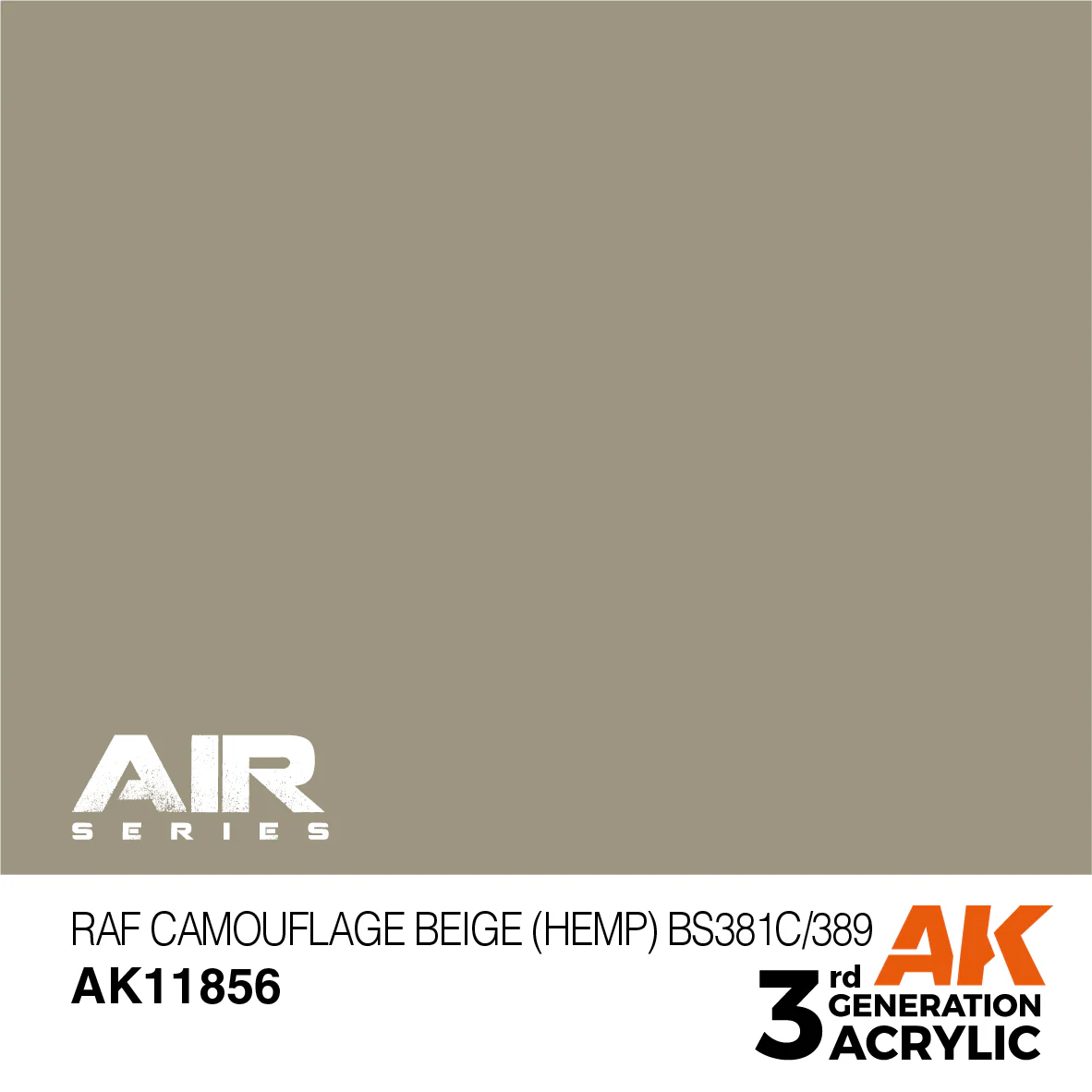AK Interactive 3rd Gen RAF Camouflage Beige (Hemp) BS381C/389 (AK11856) - Image 2