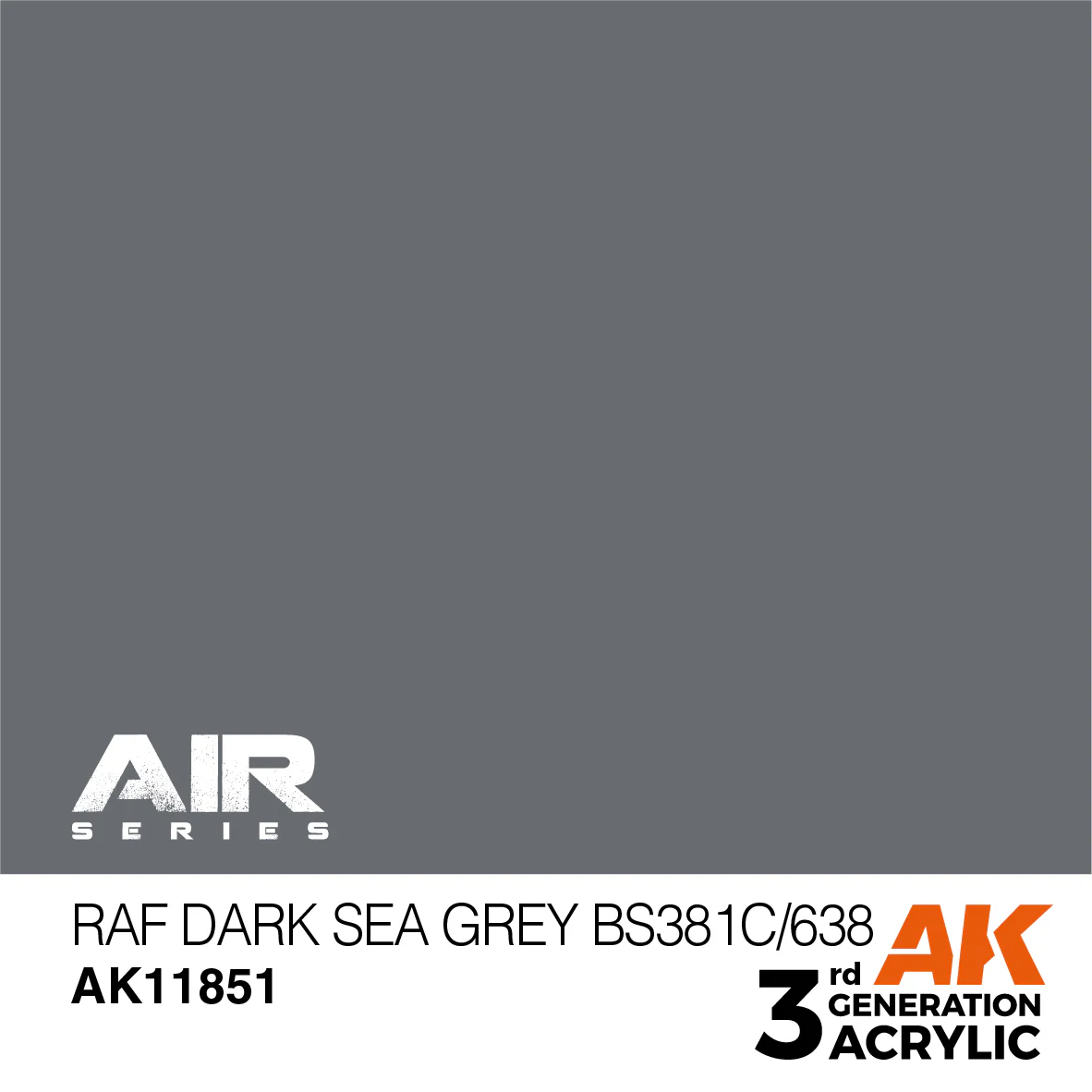 AK Interactive 3rd Gen RAF Dark Sea Grey BS381C/638 (AK11851) - Image 2