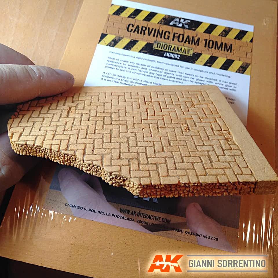 AK Interactive - Carving Foam 10mm A5 Size (228 X 152mm) (AK8092) - Image 2