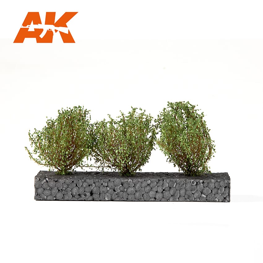 AK Interactive Dark Green Bushes 4-6cm - 1:35 / 75 Mm / 90 Mm (AK8215) - Image 2