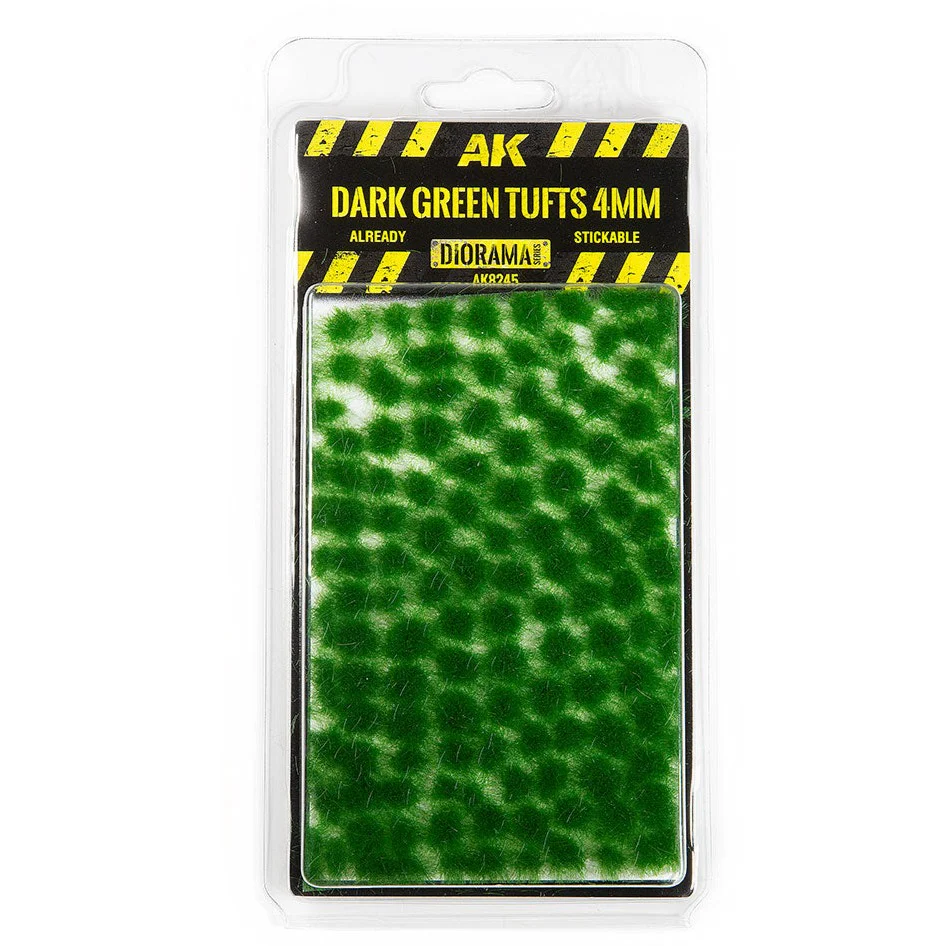 AK Interactive Dark Green Tufts 4mm (AK8245)