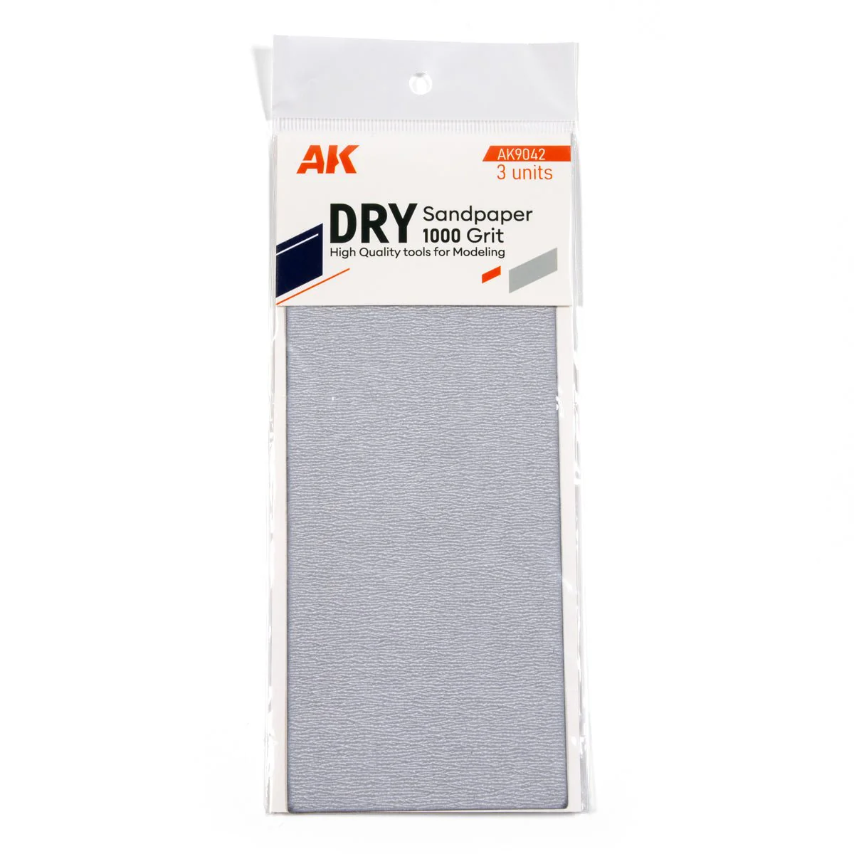 AK Interactive - Dry Sandpaper 1000 Grit (Pack of 3) (AK9042)