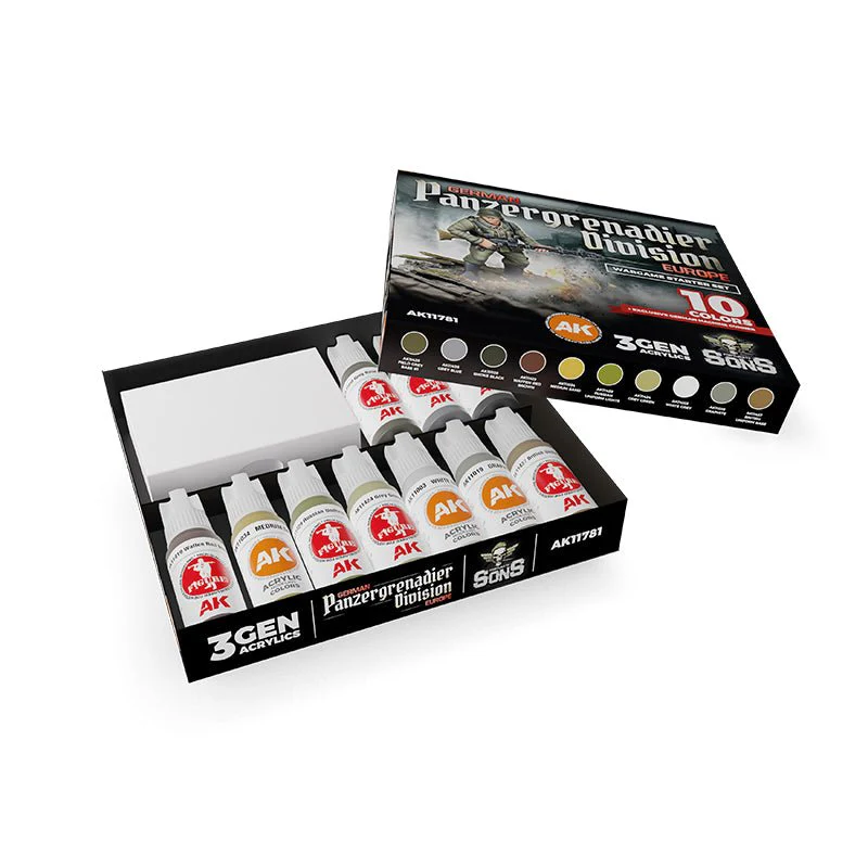 AK Interactive German Panzergrenadier Paint Set (AK11781) - Image 2