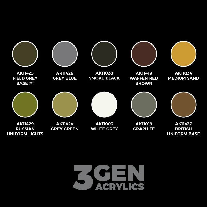 AK Interactive German Panzergrenadier Paint Set (AK11781) - Image 3