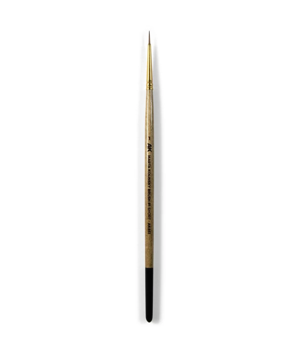 AK Interactive - Marta Kolinsky Short Brush Size 1 (AK851) - Image 4