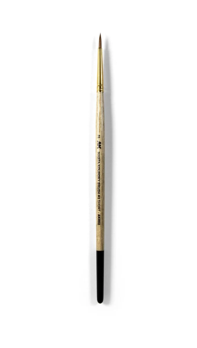 AK Interactive - Marta Kolinsky Short Brush Size 2 (AK852) - Image 4