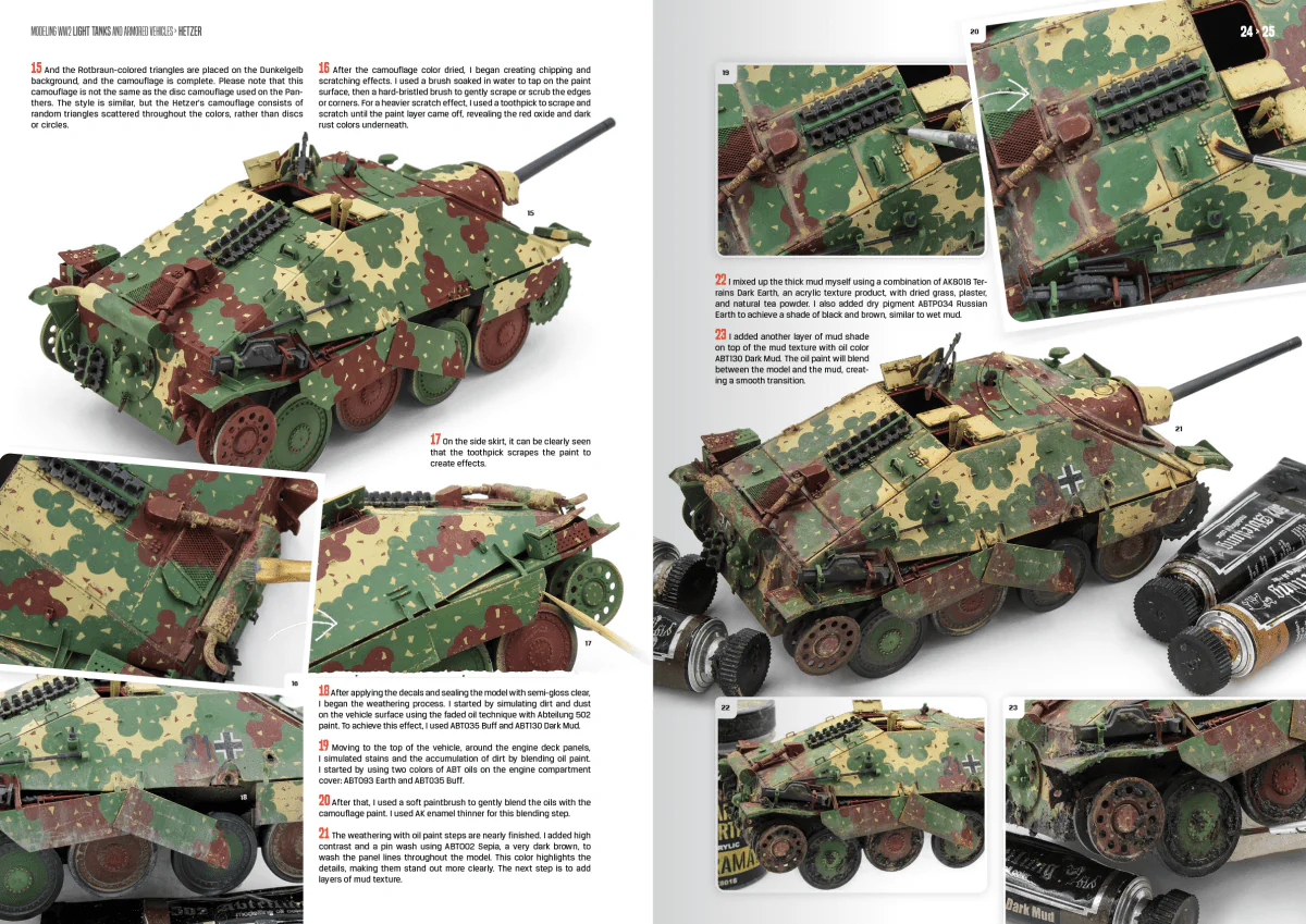 AK Interactive Modelling WW2 Light Tanks and Armoured Vehicles (AK130020) - Image 3